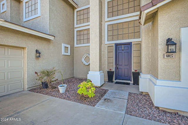 view of entrance to property