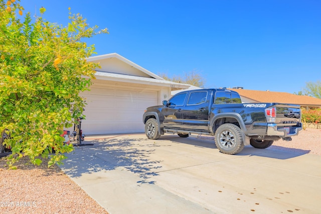 exterior space featuring driveway