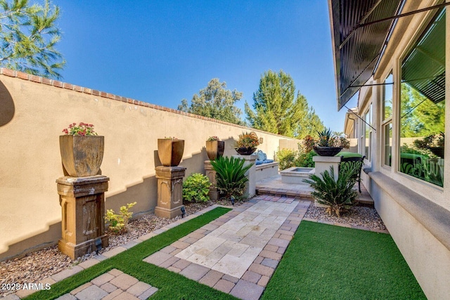 1952 W Yellowstone Way, Chandler, AZ 85248 - view of yard with a patio area and fence