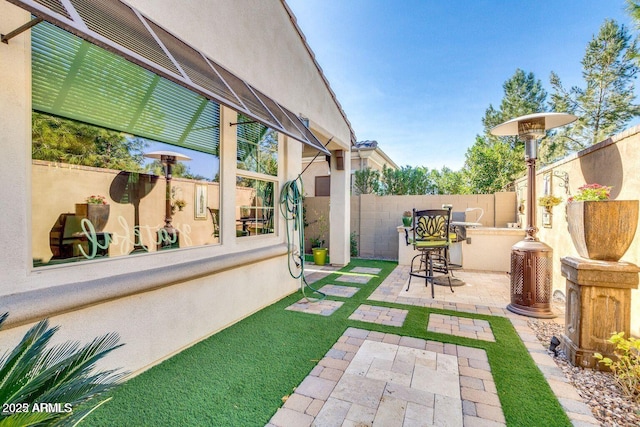 1952 W Yellowstone Way, Chandler, AZ 85248 - view of yard with a patio and fence