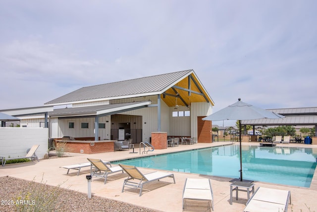 4063 E Amoroso Dr, Gilbert, AZ 85296 - community pool featuring a patio