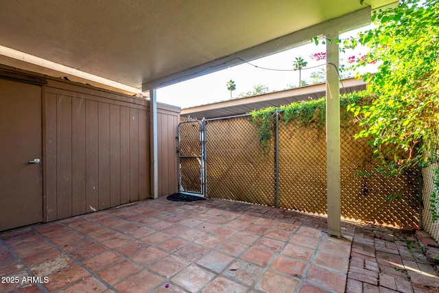 7126 N 19th Ave Unit 228, Phoenix, AZ 85021 - view of patio with a gate