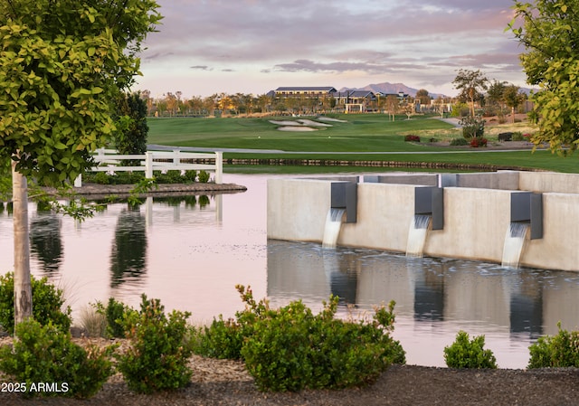 view of water feature