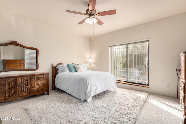36444 N Stardust Ln, Carefree, AZ 85377 - carpeted bedroom featuring a ceiling fan