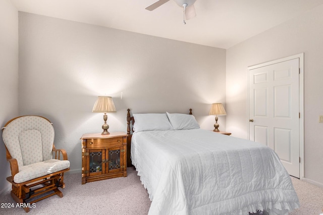 36444 N Stardust Ln, Carefree, AZ 85377 - bedroom with carpet floors, baseboards, and a ceiling fan