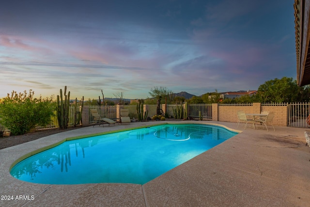 36444 N Stardust Ln, Carefree, AZ 85377 - view of swimming pool with a fenced backyard and a patio