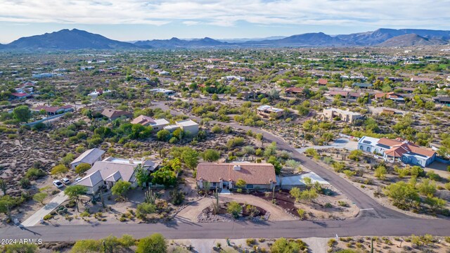 36444 N Stardust Ln, Carefree, AZ 85377 - aerial view of residential area featuring mountains