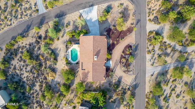 36444 N Stardust Ln, Carefree, AZ 85377 - aerial view of a pool area