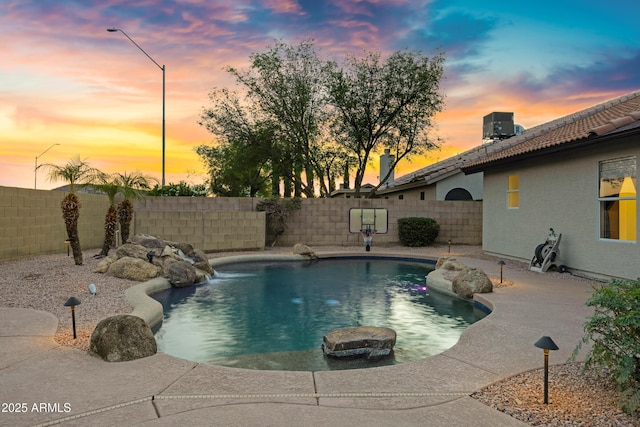 4329 W Electra Ln, Glendale, AZ 85310 - view of swimming pool with a fenced backyard
