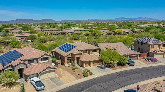 40814 N Majesty Ct, Anthem, AZ 85086 - aerial perspective of suburban area with a mountain backdrop