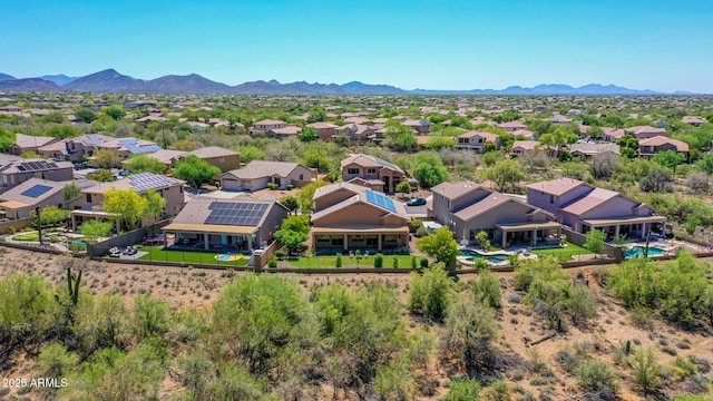 40814 N Majesty Ct, Anthem, AZ 85086 - aerial view of residential area with a mountain backdrop