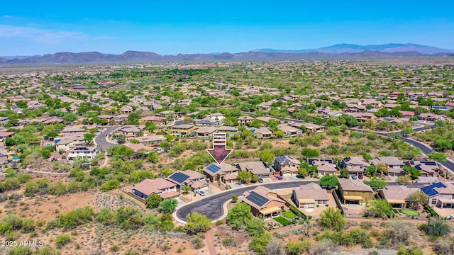 40814 N Majesty Ct, Anthem, AZ 85086 - aerial view of residential area with a mountainous background