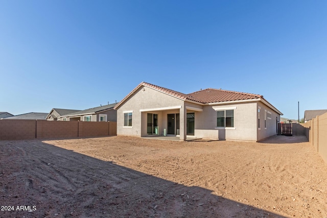 view of rear view of house