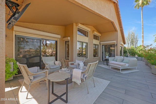 view of patio / terrace with outdoor lounge area