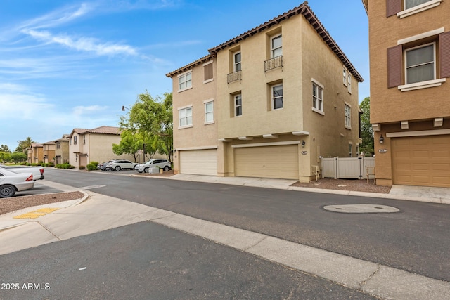3687 E Leslie Dr, Gilbert, AZ 85296 - view of property featuring a garage and fence