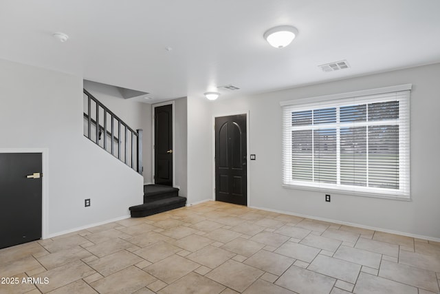 3687 E Leslie Dr, Gilbert, AZ 85296 - foyer with stairway and baseboards