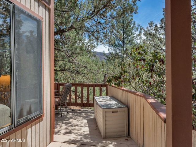 4567 N Juniper Ln, Pine, AZ 85544 - deck with a mountain view