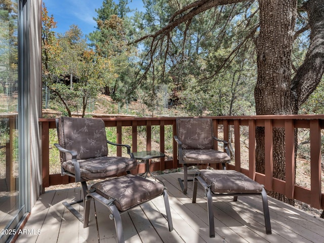 4567 N Juniper Ln, Pine, AZ 85544 - view of wooden deck