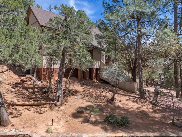 4567 N Juniper Ln, Pine, AZ 85544 - view of front of property with roof with shingles