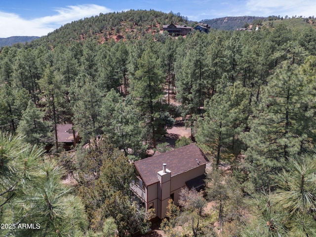 4567 N Juniper Ln, Pine, AZ 85544 - view of property location featuring a forest and mountains