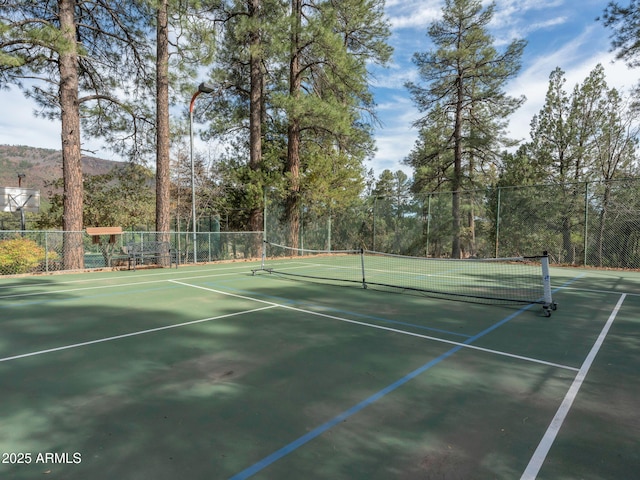 4567 N Juniper Ln, Pine, AZ 85544 - view of tennis court