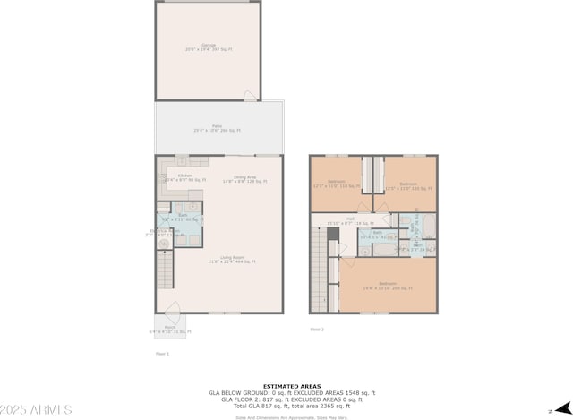 2826 E Tracy Ln Unit 3, Phoenix, AZ 85032 - home floor plan