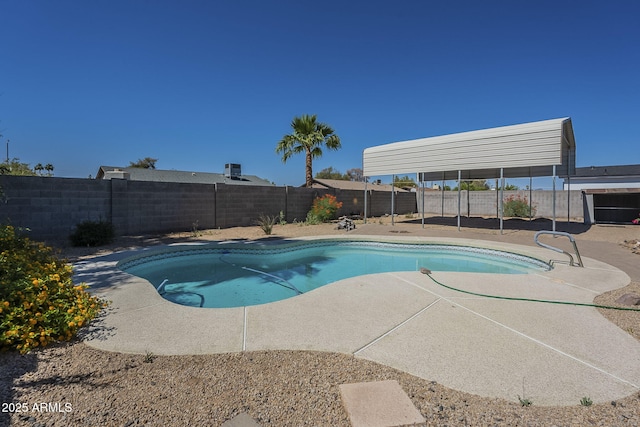 4025 E Surrey Ave, Phoenix, AZ 85032 - view of pool featuring a fenced backyard and a patio area