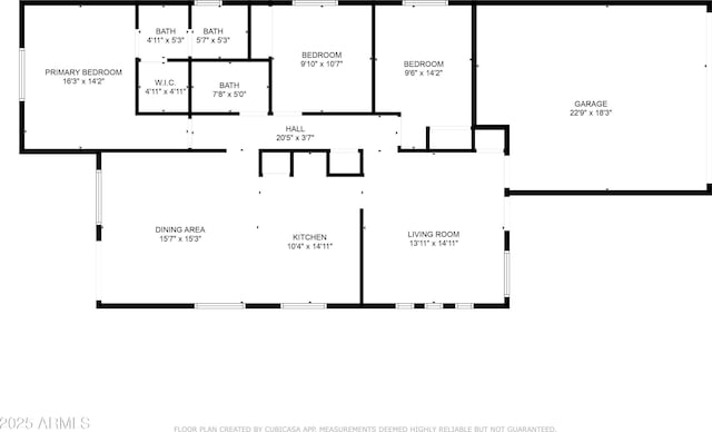 3534 N 106th Ln, Avondale, AZ 85392 - view of home floor plan