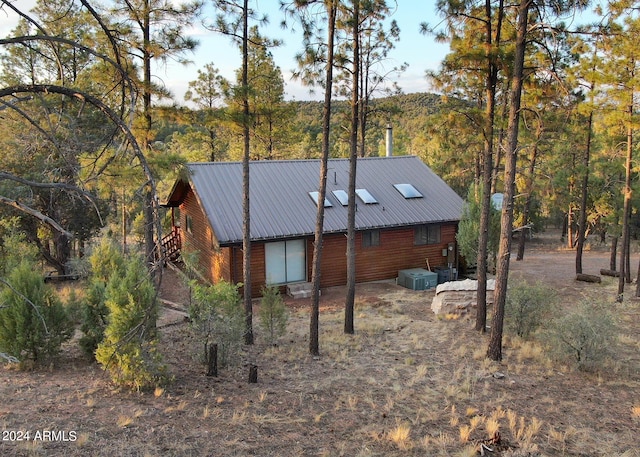 view of side of property