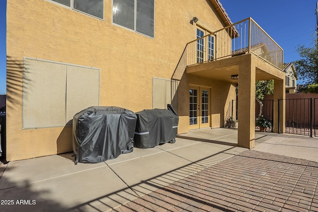 view of patio / terrace featuring grilling area