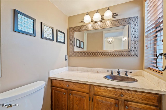 2313 S Grandview Ave, Tempe, AZ 85282 - bathroom with toilet and vanity