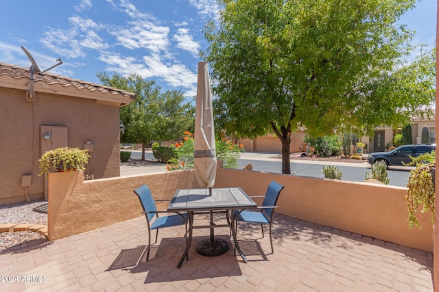 view of patio