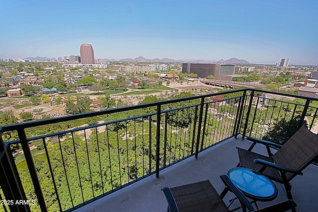 200 W Portland St Unit 1024, Phoenix, AZ 85003 - balcony with a mountain view