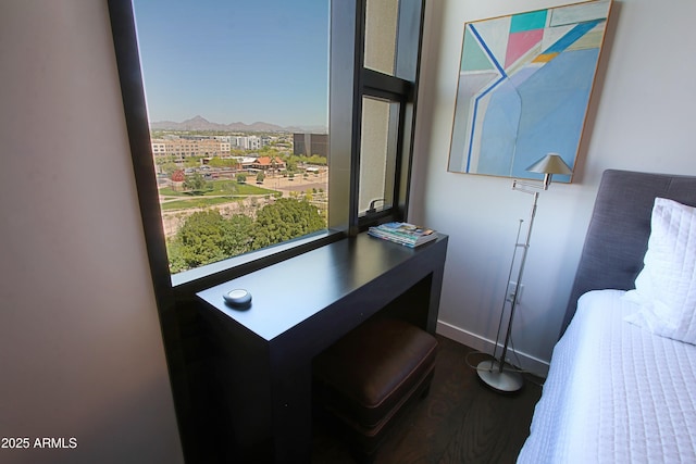 200 W Portland St Unit 1024, Phoenix, AZ 85003 - bedroom view of baseboards and mountains
