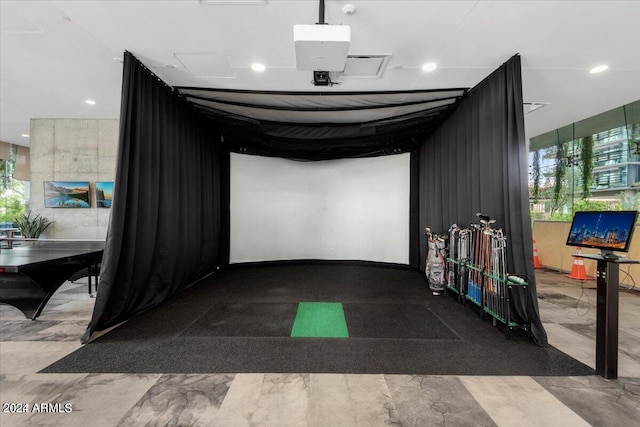 7120 E Kierland Blvd Unit 316, Scottsdale, AZ 85254 - game room with recessed lighting