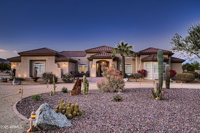 view of mediterranean / spanish-style house