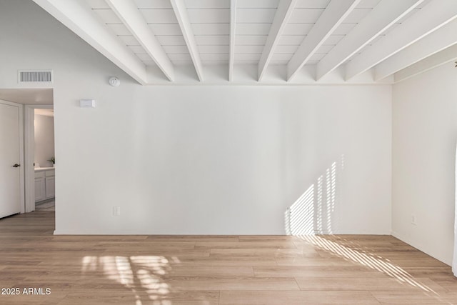 interior space featuring light wood-type flooring