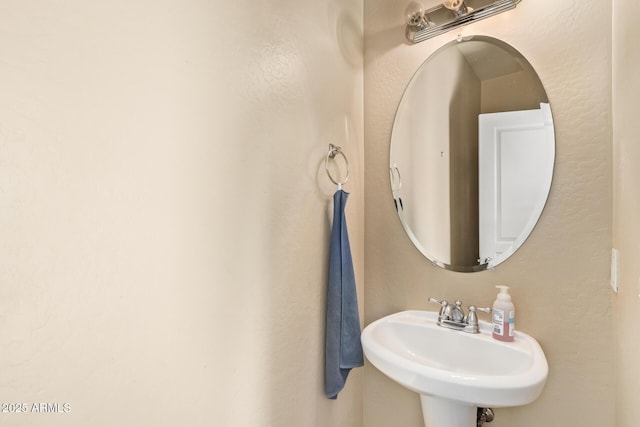 bathroom with a sink