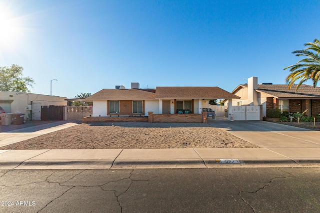 view of ranch-style house