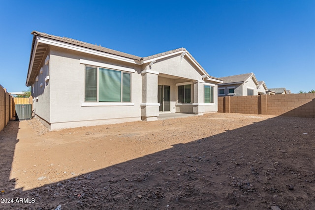 view of rear view of property