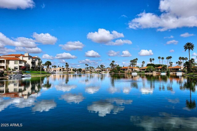 9115 N 101st Way, Scottsdale, AZ 85258 - water view with nearby suburban area