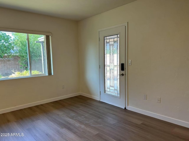344 E Aepli Dr, Tempe, AZ 85282 - spare room featuring dark wood-type flooring