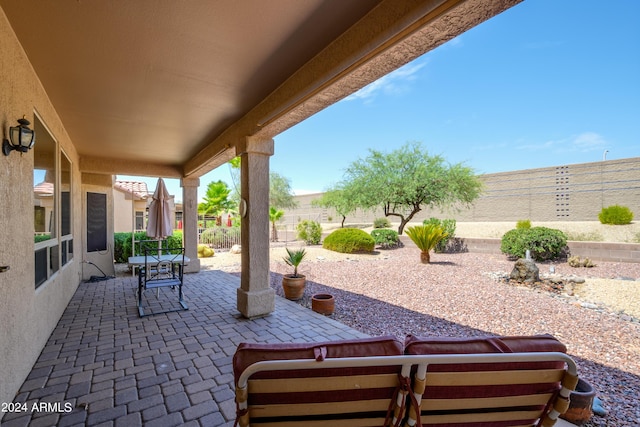 view of patio