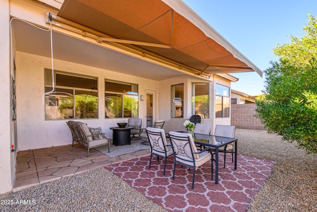 view of patio