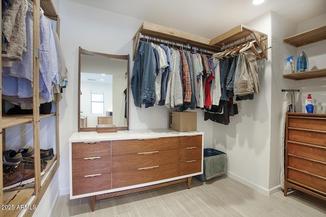 1750 E Mallory St, Mesa, AZ 85203 - walk in closet with light wood-style flooring