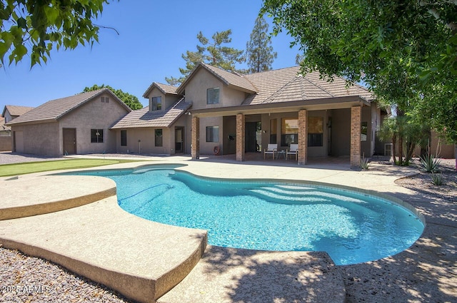 1750 E Mallory St, Mesa, AZ 85203 - swimming pool with a patio area