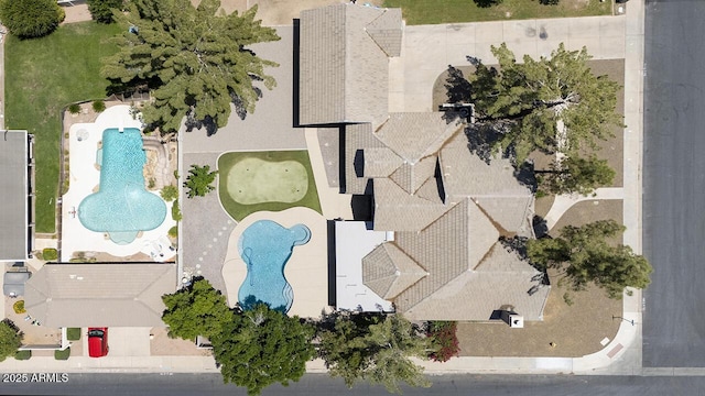 1750 E Mallory St, Mesa, AZ 85203 - drone / aerial view of a pool area