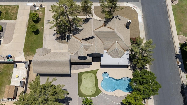 1750 E Mallory St, Mesa, AZ 85203 - drone / aerial view of a pool area
