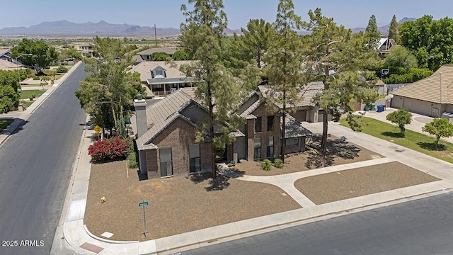 1750 E Mallory St, Mesa, AZ 85203 - aerial perspective of suburban area with a mountain backdrop