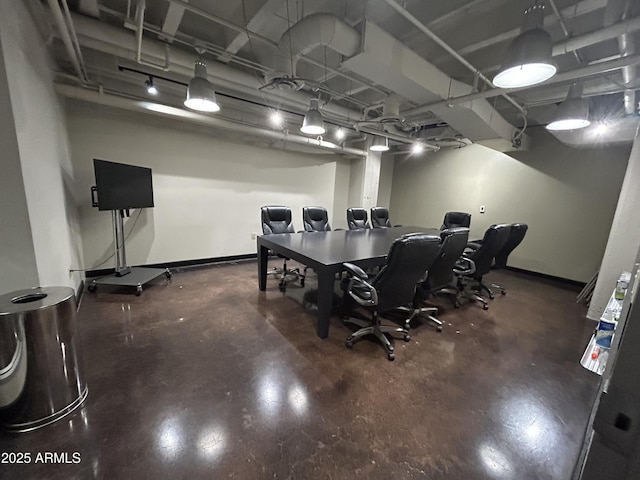 114 W Adams St Unit 302, Phoenix, AZ 85003 - office space with concrete flooring and baseboards